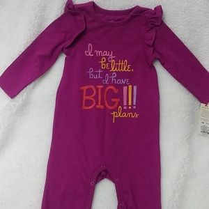 Baby girl long sleeve bodysuit